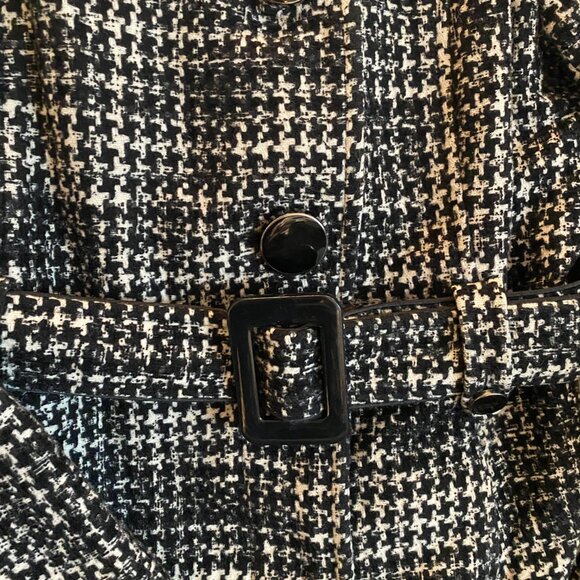 SOIA & KYO Wool Houndstooth Coat - Picture 6 of 11